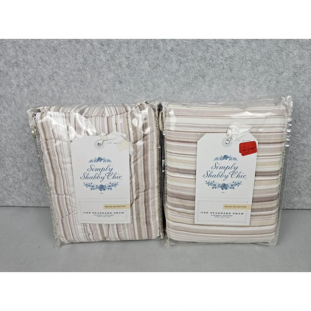 2-Simply Shabby Chic DOLCE COLLECTION Standard Sham New